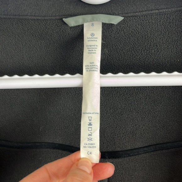 Lululemon Audrey Brown Tweed-Look Jacket w/ Fleece Lining - Picture 14 of 14